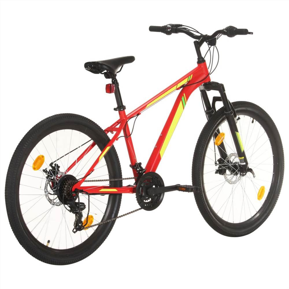 MTB 21 rychlostí 27,5 palce Kola 38 cm Červené