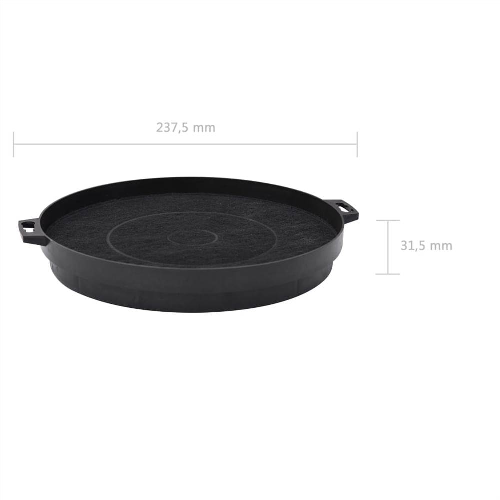 Filtri al carbone per cappa da cucina 2 pz 210 mm