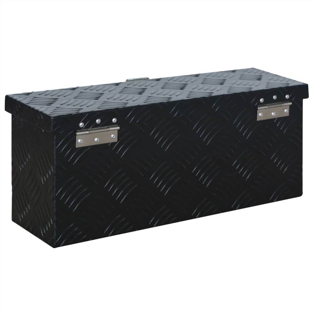 Hliníková krabice 485x140x200 mm Černá