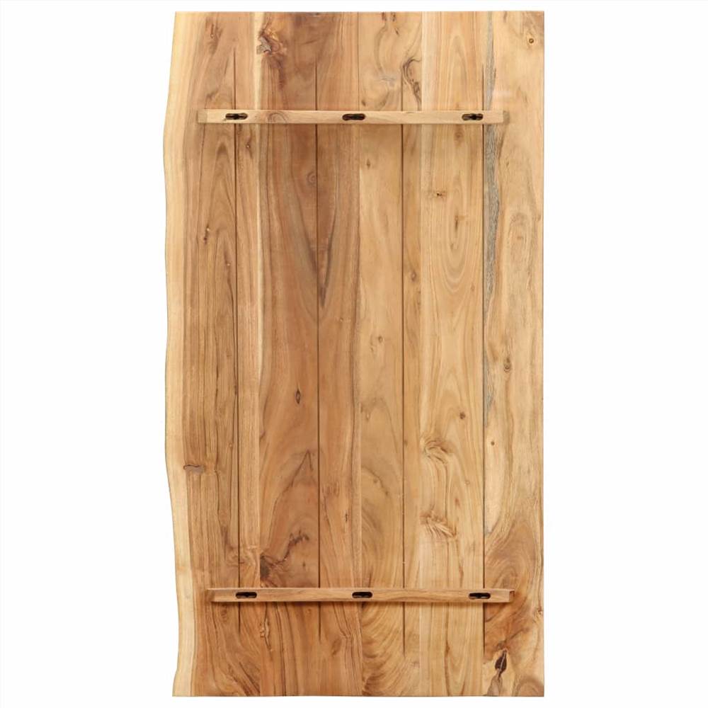 Tampo de móvel de casa de banho em madeira maciça de acácia 100x55x2,5 cm