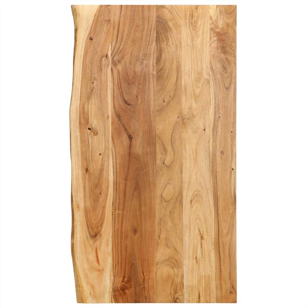 Badezimmermöbelplatte aus massivem Akazienholz 100x55x2,5 cm
