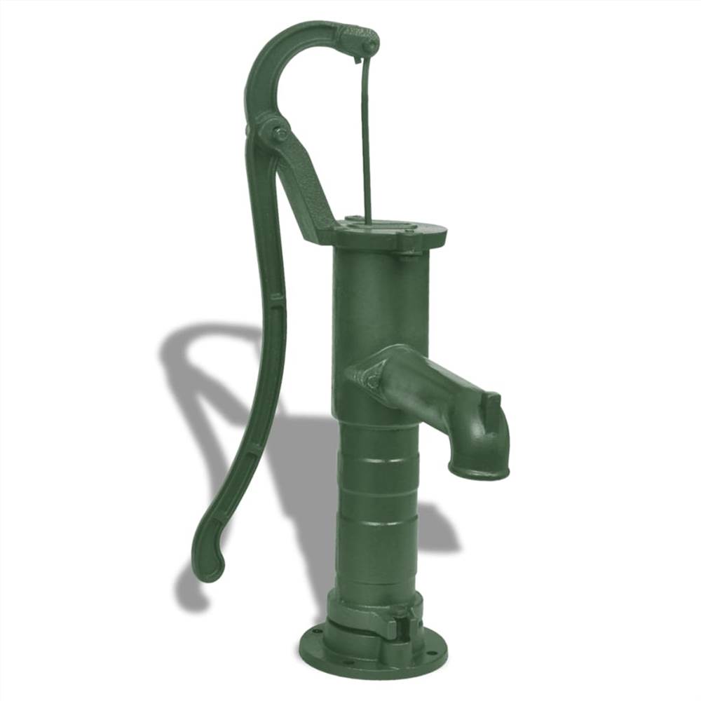 Pompa manuale per acqua da giardino in ghisa