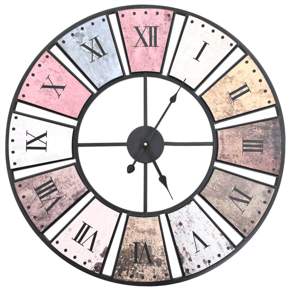 Zegar ścienny w stylu vintage z mechanizmem kwarcowym 60 cm XXL