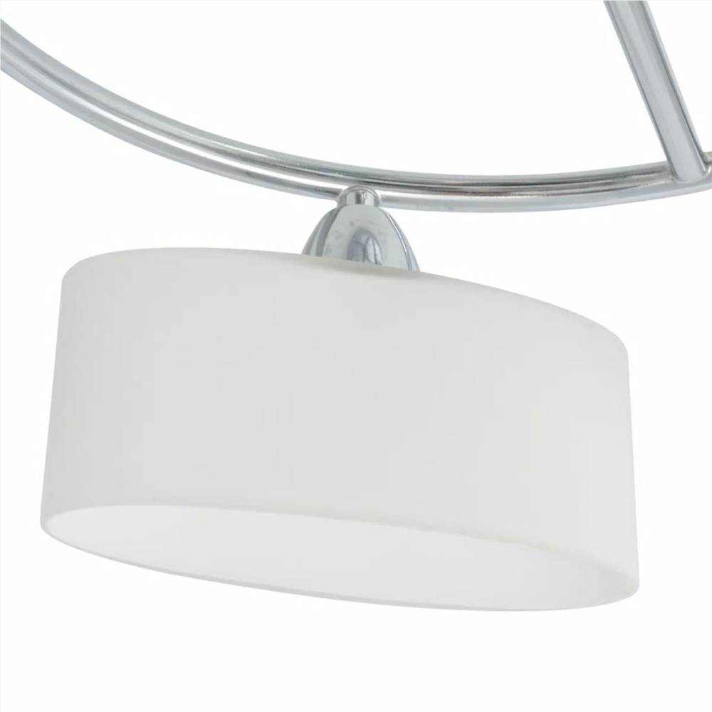 Lampa sufitowa z elipsoidalnym kloszem ze szkła na 5 żarówek E14 200 W