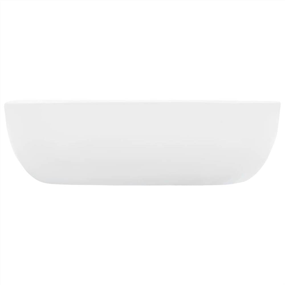 Umywalka 45,5x32x13 cm Biała Ceramika