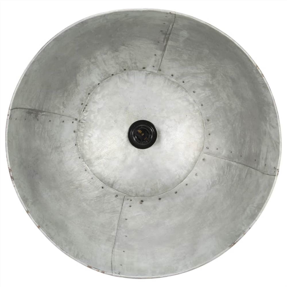Závěsná lampa 25 W Stříbrná kulatá 48 cm E27