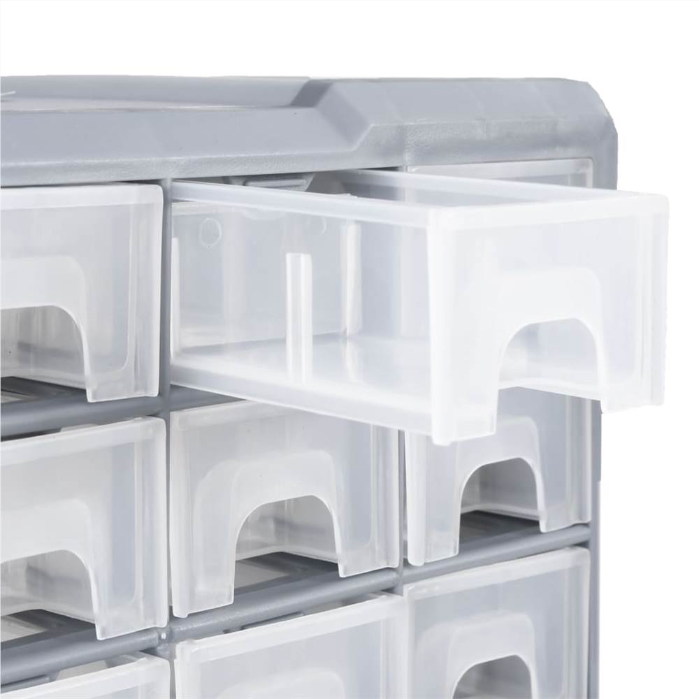 Organizer mit mehreren Schubladen und 64 Schubladen 52 x 16 x 37,5 cm