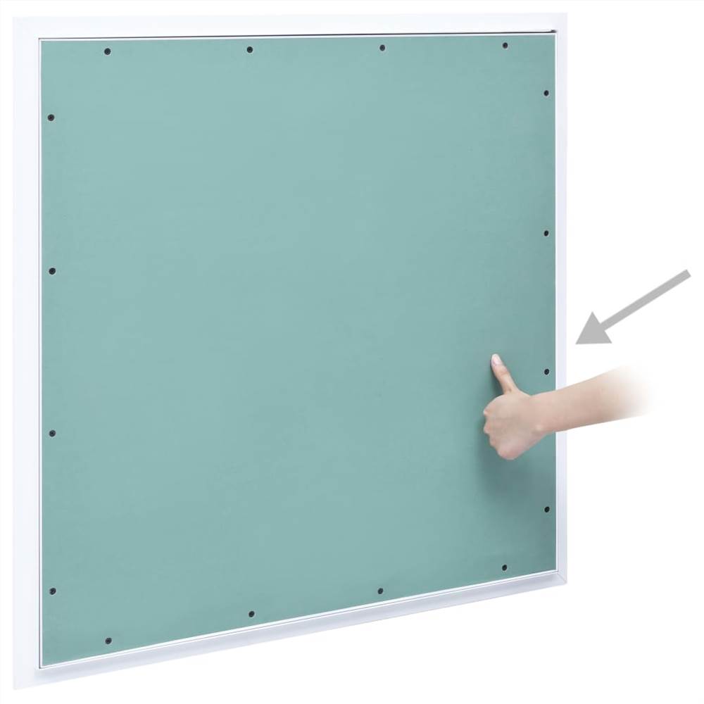 Panel de acceso con marco de aluminio y placa de yeso 700x700 mm