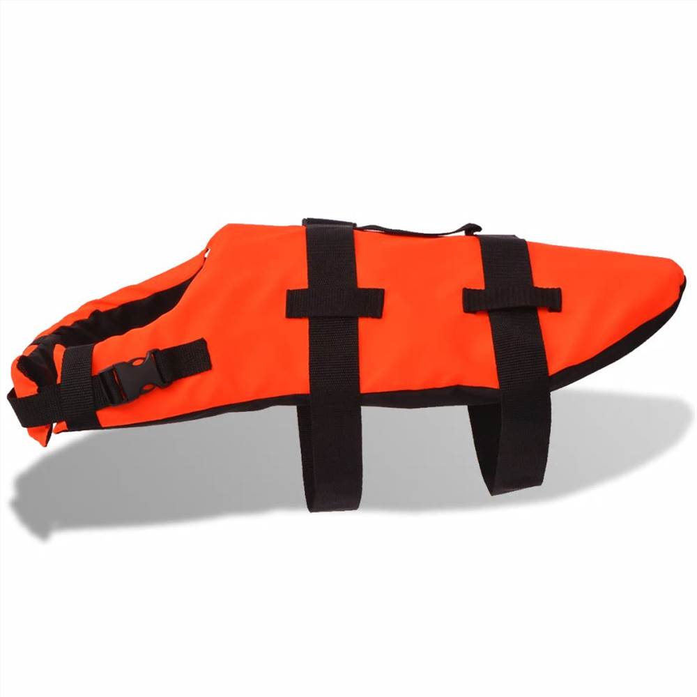 Dog life jacket L Orange