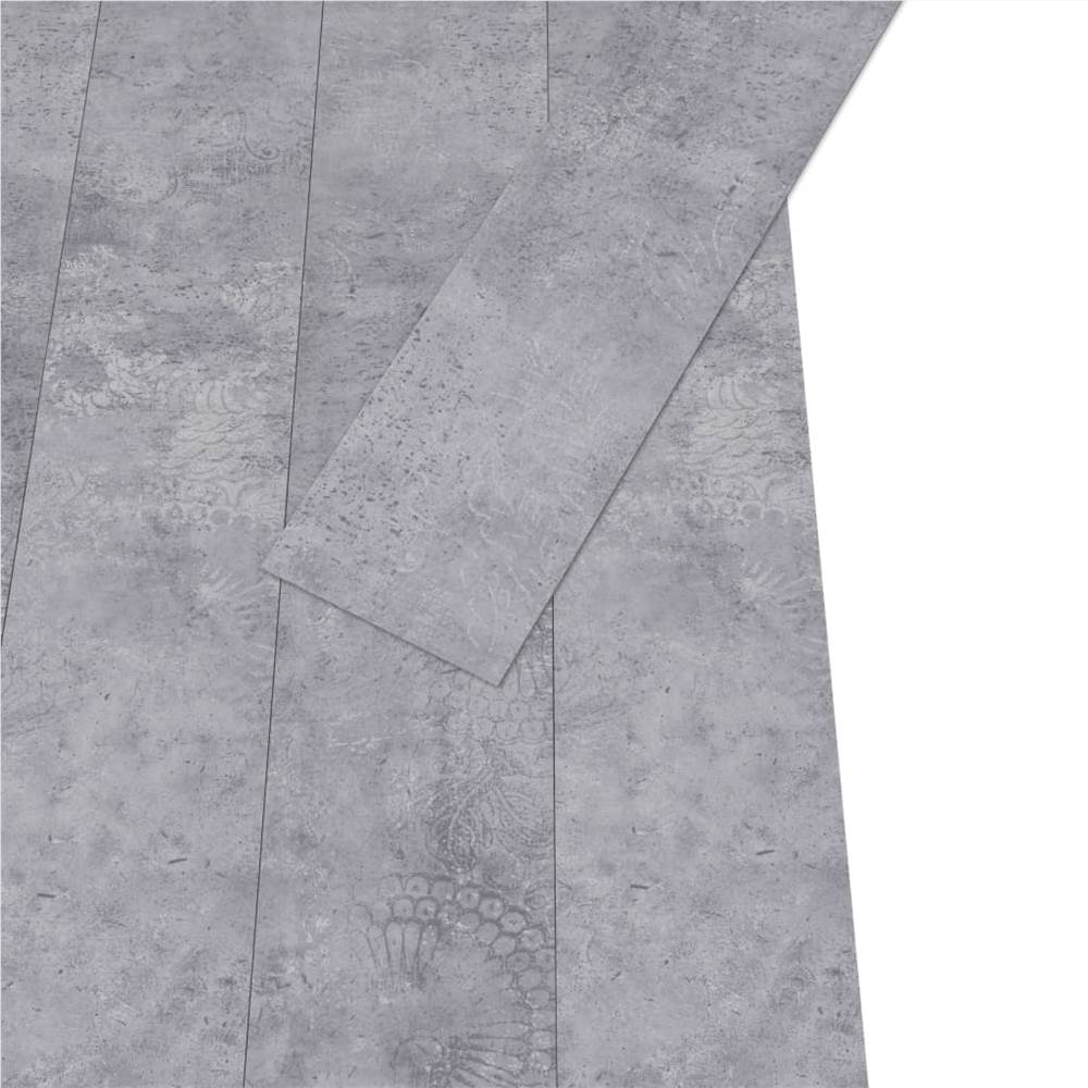 PVC vloerplanken 5,26 m² 2 mm Cementgrijs