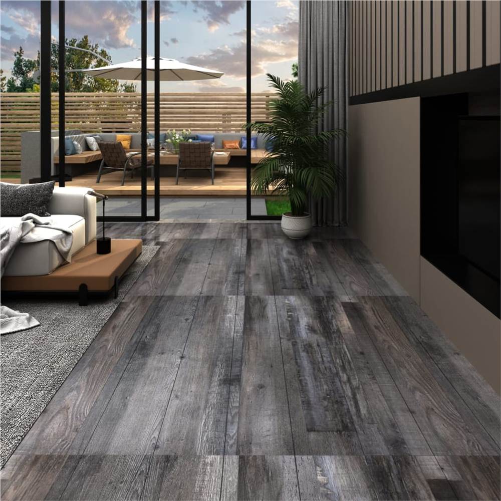 PVC podlahové desky 5,26 m² Průmyslové dřevo 2 mm