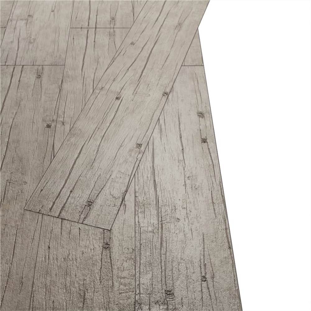 PVC-Bodenbelag Planken 5,26 m² 2 mm Eiche gewaschen