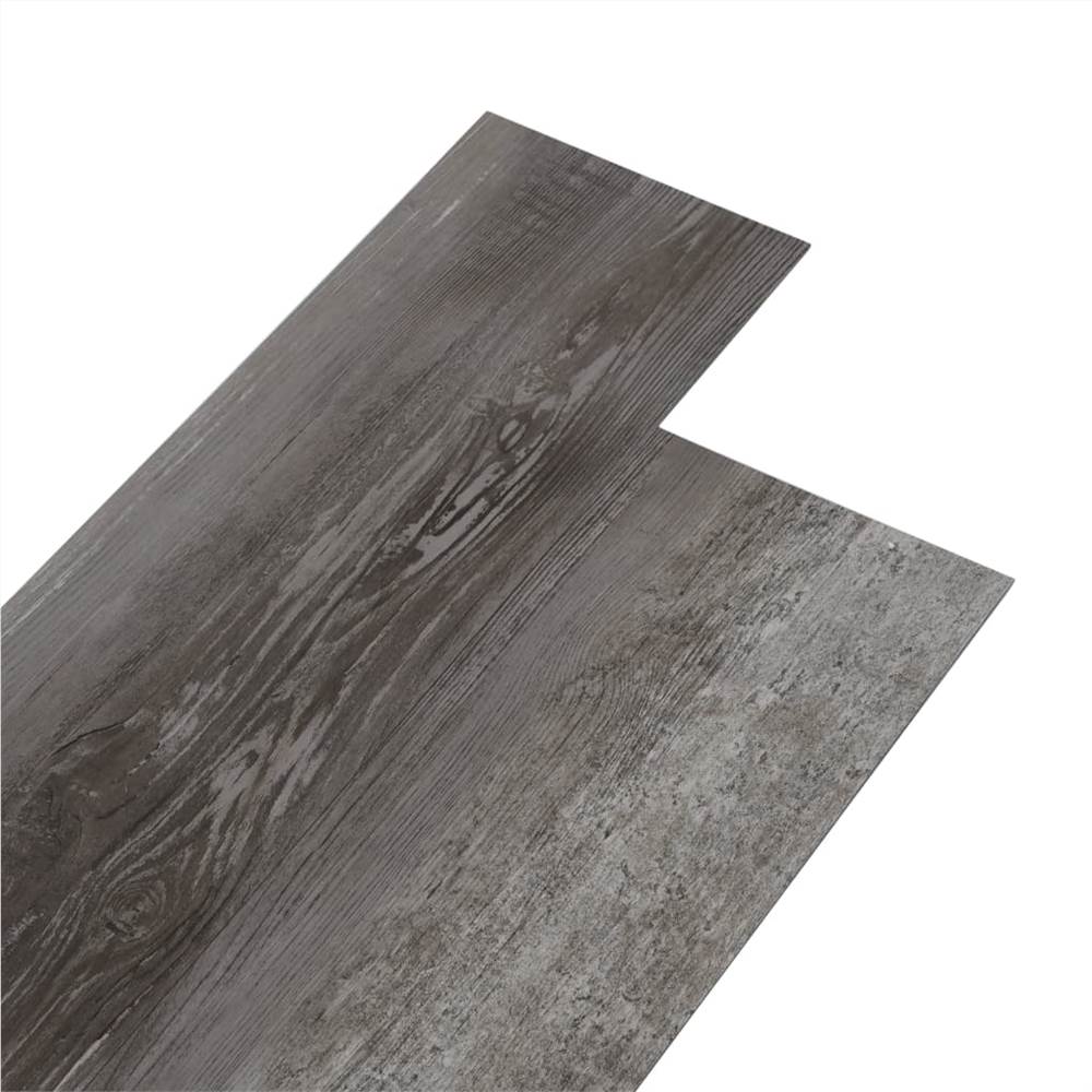 Lamas de suelo de PVC 5,26 m² Madera rayada 2 mm