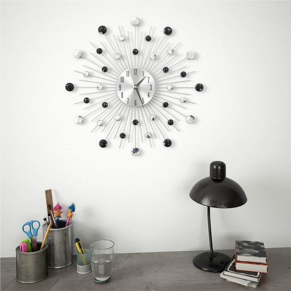 Wall clock with quartz movement Modern design 50 cm