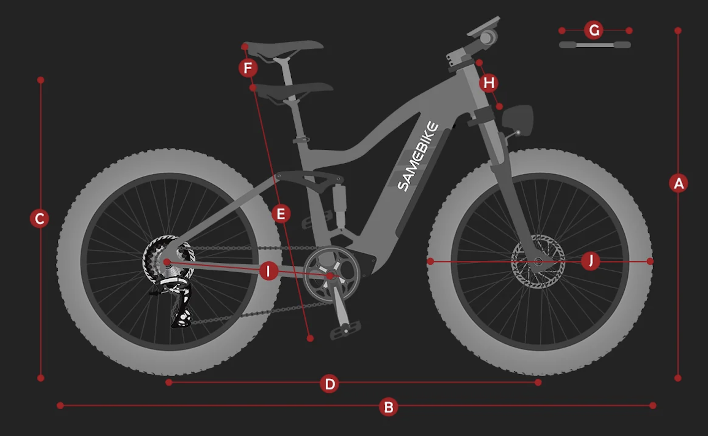 Vélo Électrique SAMEBIKE RSA08-II